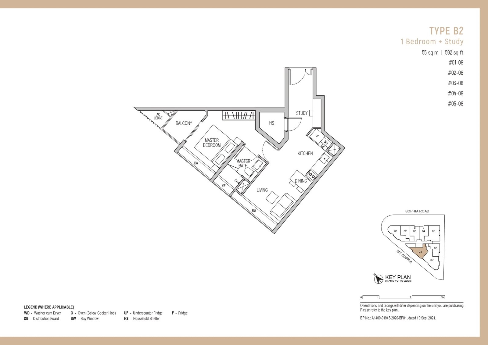 Sophia Regency Type B2 floor plan