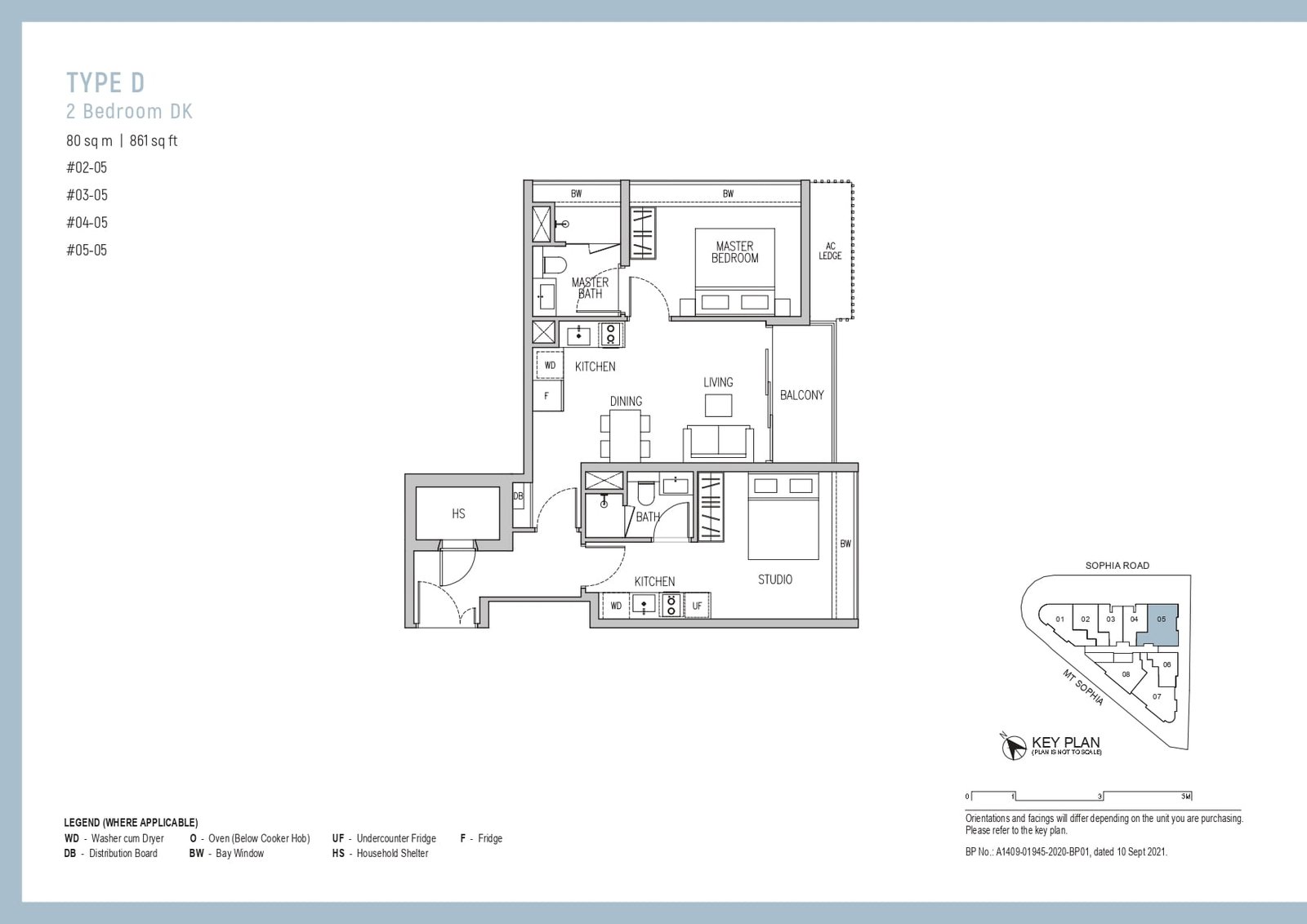 Sophia Regency Type D floor plan