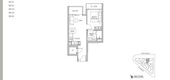 Sophia-Regency-Floor-Plans-1-Bedroom-Type-A1-Stack-4
